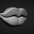02.jpg Figurine Lips 3D print model