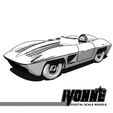 Corvette Stingray 1958.jpg Archivo STL 1958 Chevrolet Corvette Stingray Racer Concept・Diseño imprimible en 3D para descargar