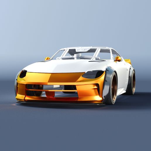🚶 Nissan Z(RZ34) 400Z Liberty Walk body kit.・ 3D File for 3D