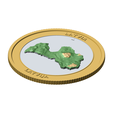 img_08.png Latvia 3D Topographic Coin 85 mm – Relief Collector Token | Latvija Höhenrelief-Münze