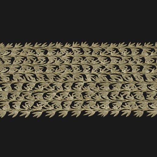 👔 Bamboo leave bamboo-pattern flower-relief leave-panel・Archivo STL ...