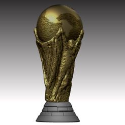 ZBrush-Document.jpg STL file FIFA World Cup Trophy・3D print design to download