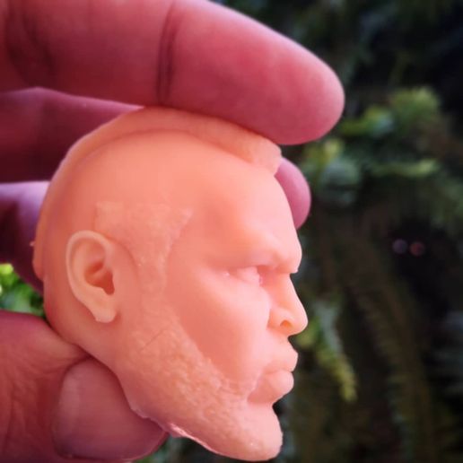 B.A. Baracus Mr. T Head Sculpt 1/6 Scale - A-Team / Rocky III - STL 3D Print