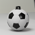 SoccerBall_002.png Soccer Ball (Football) with Keychain Hook