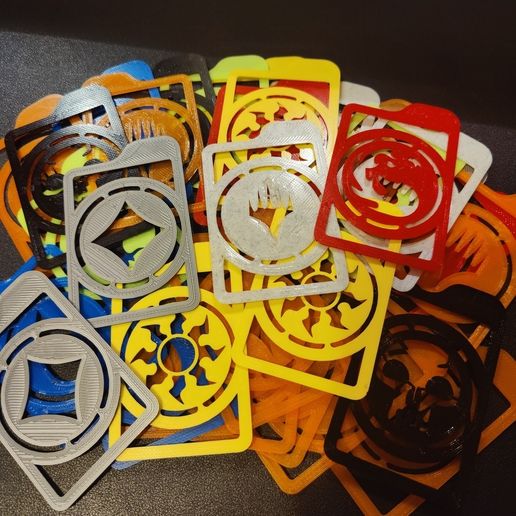 🎲 MTG - Mana Card separators・Free STL File for ・Cults