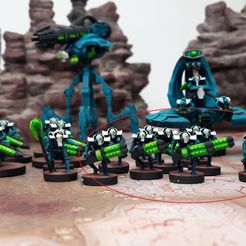 Immortals.jpg STL file Tomb Bots Undying - 15mm・3D printer design to download