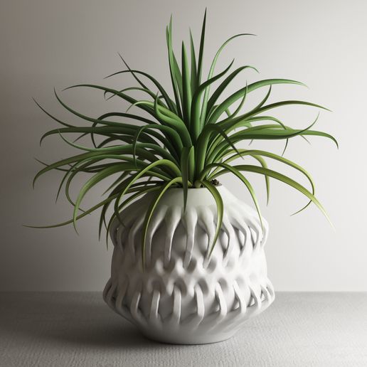 3D Printable Vase - Flower Pot / Planter g110