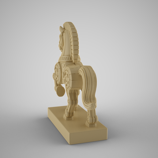 033063.png Mechanical Horse Decor