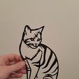20240108_234151.jpg Feline Elegance, line art cat, wall art cat, 2d art cat, cat, kitten, le chat