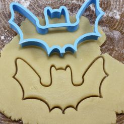 01.jpg STL file Bat cookie cutter for professional・Model to download and 3D print