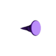 Oval narrow  flat.stl Les panaches des petits moteurs de vaisseaux spatiaux