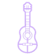 GUITARRA 1 SELLO.stl CREOLE PERUVIAN MUSICAL INSTRUMENTS COOKIE CUTTER