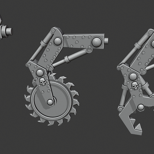 Second Edition Tin Boy Parts 3D model
