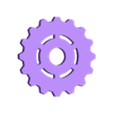 tinker.obj Mechanical Gear 17 - Part for engines, clocks, robots, electric motors, bicycles, trains for 3D Printing