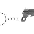 Fallout_10mm_Keychain_1.3182.jpg Keychain - 10mm Pistol - Fallout 4 - Printable 3d model - STL files