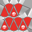 dadosmuerte.png STL file Dice/Dado Darkest Dungeon D10 Exploration and Provisions・Model to download and 3D print