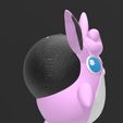 ALEXA_ECHO_DOT_5_WIGGLYTUFF.jpg Suporte Alexa Echo Dot 4a e 5a Geração Wigglytuff Pokemon