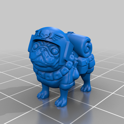 cadian_pug.png Download free STL file Cadian pug • 3D print model, IceLord399