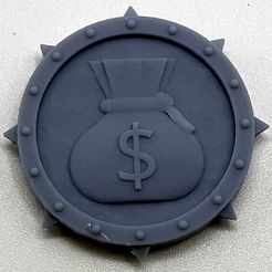 Bribe.jpg Free STL file Blood Bowl Bribe Token・3D printing model to download