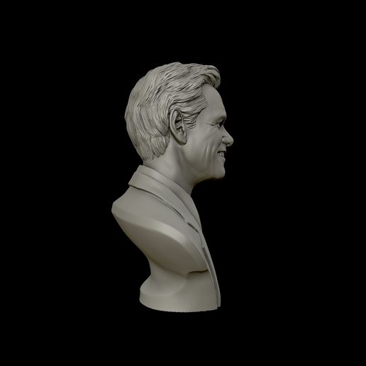 27.jpg Jim Carrey Büste Skulptur 3D-Druck Modell