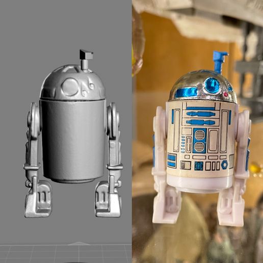 R2-D2 Sensor Scope Telescoping Droid Vintage Star Wars