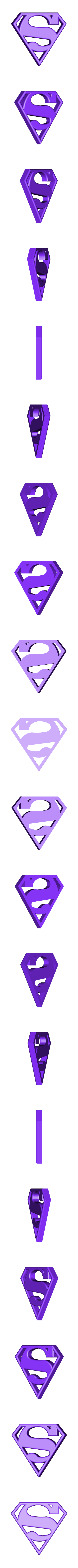 SuperMan.STL SUPERMAN LED Light/Nightlight