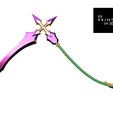 Marluxia01.png Marluxia's scythe - Graceful Dahlia- Kingdom Hearts 3 - Costume Cosplay