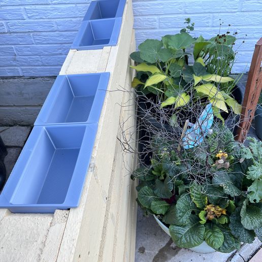 Blumenkasten Palette, Kruterkasten Europalette, Flower box pallet, herb  box Euro pallet,