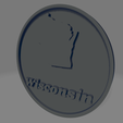 Wisconsin.png All the States of USA - Coasters Pack