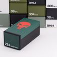 224-3.jpg BBOX Ammo box 224 Valkyrie ammunition storage 10/20/25/50 rounds ammo crate 224