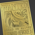 wanted15.png white beard/edward newgate wanted poster - one piece