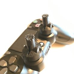 ps4_gimbal_extender.jpg Free STL file PS4 game controller gimbal extensions・3D printing idea to download