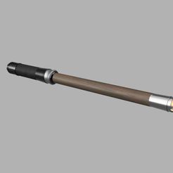 3D file Loki TVA Baton, Two Versions, LED Light-up Functionality, Available With Matching Plinth