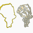 SDSDGS.png STL file GIORNO GIOVANNA - COOKIE CUTTER - JOJO'S BIZARRE ADVENTURE - ANIME / CHIBI JOJOS・3D printer model to download