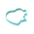 2.png Heart Box of Chocolates Cookie Cutters | Standard & Imprint Cutters Included | STL Files