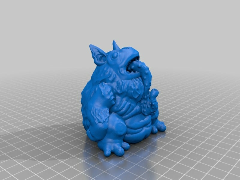 Download free STL file Tsathoggua (28mm/Heroic Scale • Object to 3D ...