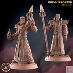 Mage-00.jpg Файл 3D Маг-арканист Две модели・Дизайн 3D-печати для загрузки3D