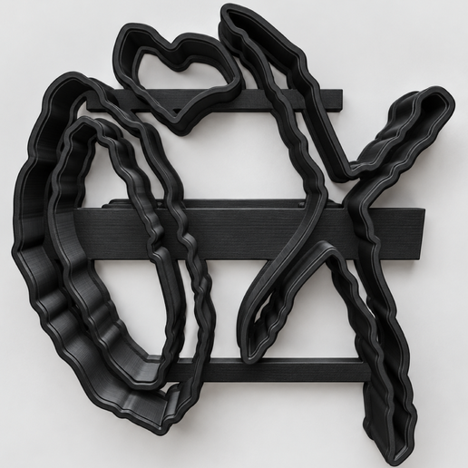 The Weeknd Record Label XO 3D Cookie Cutter