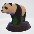 panda color.jpg STL file Christmas panda puzzle kit・3D printing template to download