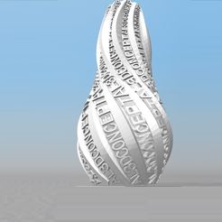 image.jpg STL file IBARAKEL AL3DCONCEPT PERSONALIZABLE VASE・3D printable model to download