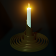 candle-spiral2.png Free STL file spiral candle holder・3D printer design to download