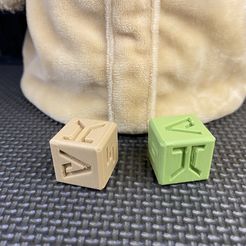 IMG_1308.jpg Free STL file Calibration Cube in Star Wars Aurebesh・3D printing template to download