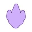 Dinosaurusi-Stopalo.stl Dinosaur Foot Print Embosser and cookie cutter