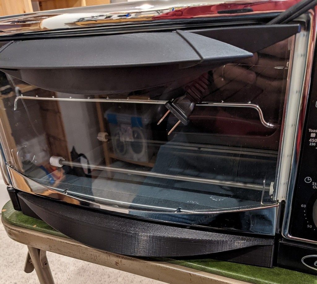 Download free 3MF file Oster Toaster Oven Crumb Tray Handle • 3D print