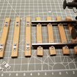 20230516_184251.jpg Model railroad wooden sleepers with small iron, 1/32, gauge1
