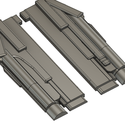 glock-17-olight-v11.png STL file Glock 17 olight valkyrie pl 2/ pl 2 pro split mold・Template to download and 3D print