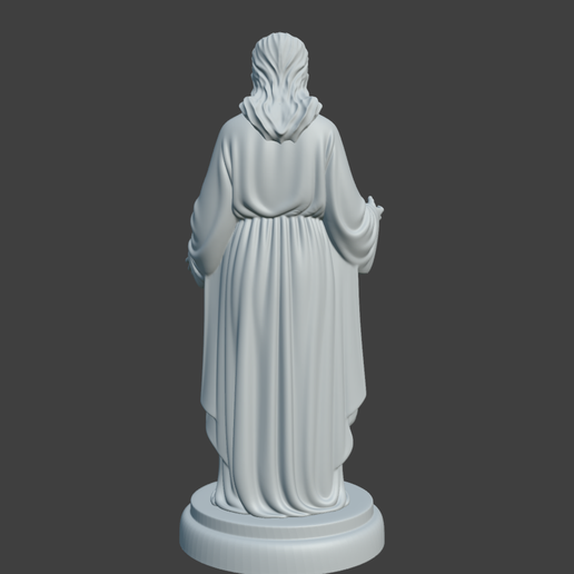 📁 Virgin Mary Statue - STL File for 3D Printing | Religious Sculpture ...