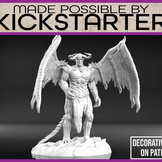 Winged Demon - Tabletop Miniature 3D model