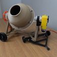 A002.JPG concrete mixer 3D printed