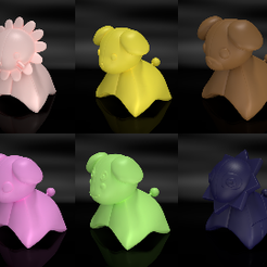 Plushie-pack.png STL file Animal Crossing - Mom's plushies Pack・3D printable model to download